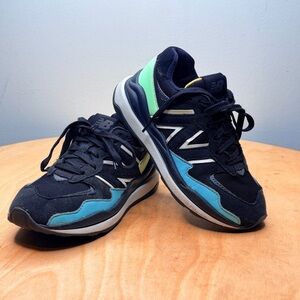 New Balance 5740 Core Lace-Up Black Vibrant Sneakers Little Kids Size 12C